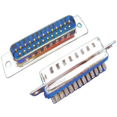 China Male PCB Sub Connector 25 Pin Solder Type for sale