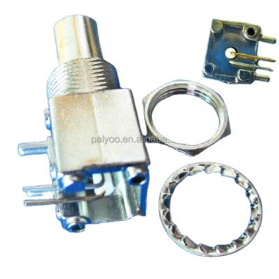 China audio & DIP Video Type R/A Metal Body BNC Connector For 50 Ohms And 75ohms for sale