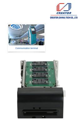 China RS232 Motorized Card Reader / IC Card Reader Equipment For Self-Service Device for sale