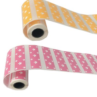 China Label Paper Proofing Record Paper Three Color Mulberry Leaf Label Paper Thermal Printing Paper Modern Simple 15mm Custom Made for sale