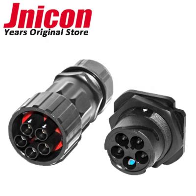 China Jnicon 600V 150A Max Wire To Board Power Waterproof M40 Plastic Connector for sale