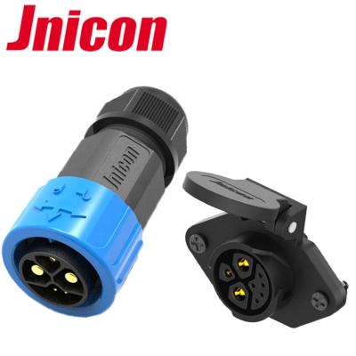 China Jnicon M23 automotive quick lock 2+1+5P 8pin waterproof connector for E-scooter E-tricycle E-motorcycle battery discharging and charging for sale