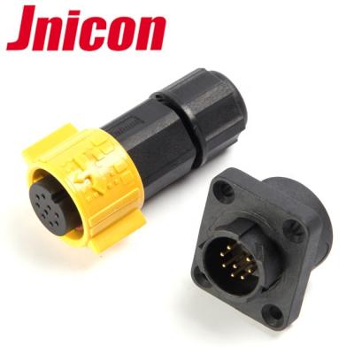 China Industrial Waterproof Jnicon 9 Pin Bulkhead Electrical Outlet m19 for sale