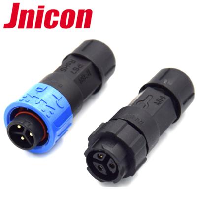 China Automovie jnicon 3 pins ip68 CE m16 waterproof conector for ignition for sale