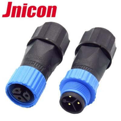 China 3pin power field assembly wire male female ip68 waterproof connector for LED driver for sale