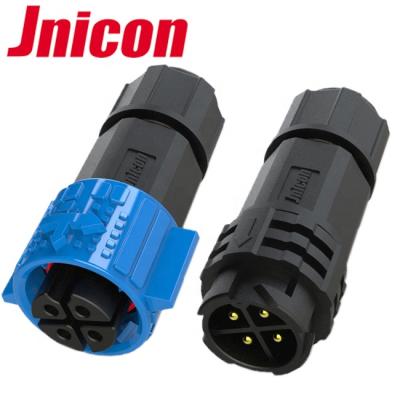 China Automotive power lock 4pin 4 pole male female push m25 push connector ip67 for sale