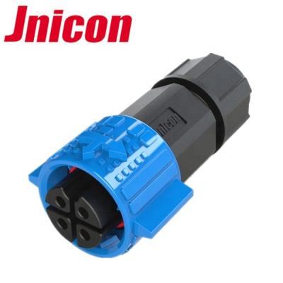 China Automotive Male Female Type M19 4pin Solder Plug And Receptacle Waterproof Connector With Push Lock for sale