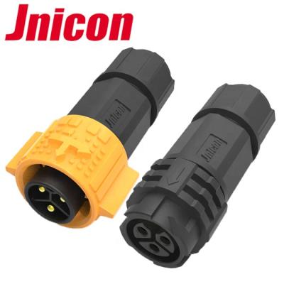 China Industrial Jnicon m19 3 pin male to female screw connection waterproof connector for sale