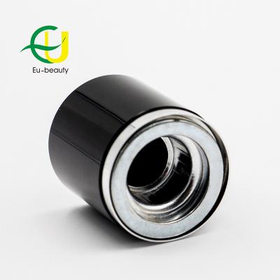 China Non Spill Black Magnetic Aluminum Scent Cap For fea 15mm for sale