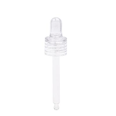 China Non Spill Thicker PETG Dropper For 30ml Luxury Glass Bottle for sale