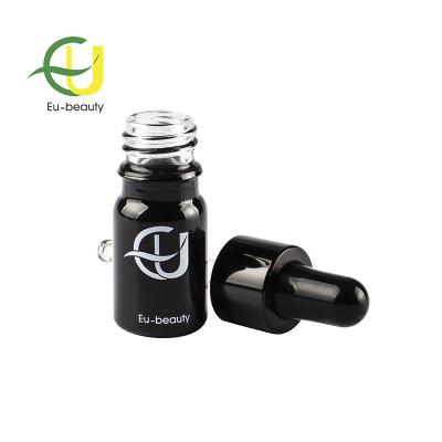 China Personal Care 5ml Black Glass Dropper Bottle For Essential Oil Packaging for sale