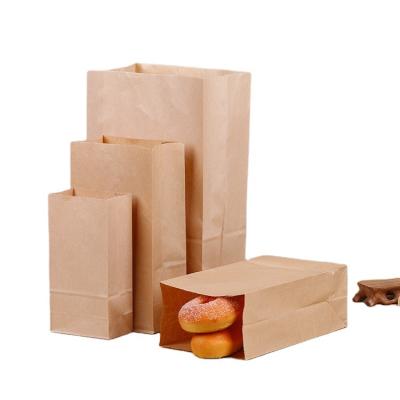 China Recyclable Hot Sale Size Printing Custom Heat Seal Kraft Paper Bag For Coffee Snacks Nuts for sale