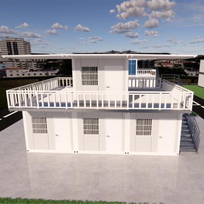 China Modern 2023 China Factory Custom Luxury Modern Flat Pack Prefab Homes Prefabricated Cheap Price Container Houses With 3 Bedrooms for sale