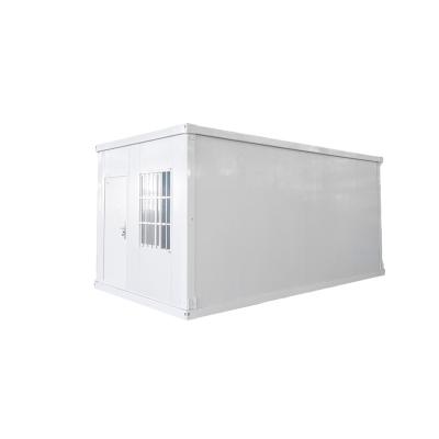 China Apartment Steel Structure Flat Pack Transport Prefabricated Sandwich Panel Prefabricated Container Folding Portable Garage Container for sale