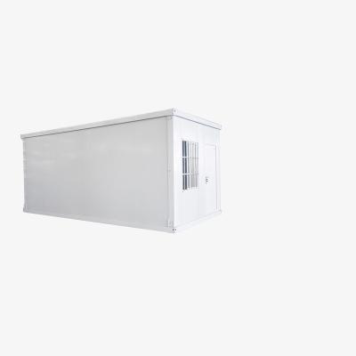 China Apartment Steel Structure Flat Pack Transport  Sandwich Panel Prefabricated Container Folding Portable Garage Container for sale