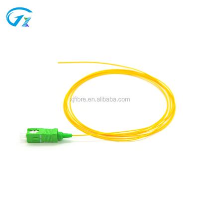 China fiber optic pigtail 0.9mm fiber optic pigtail single/multi mode Sc Fc LC fiber communication factory customization for sale