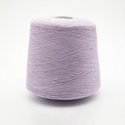 China Natural fiber silk cotton blend antistatic yarn and dyed yarn for cotton knitting silk yarn for sale