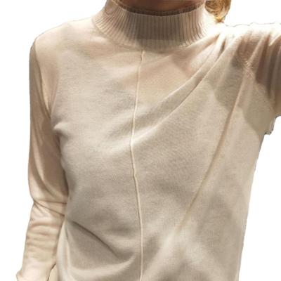 China Latest Design Ladies Anti-Shrink Fashion Woman Custom Turtle Neck Sweater for sale