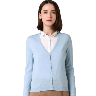 China Wholesale Custom Sweater New Designs Anti Shrink For Ladies Textile Cardigan for sale