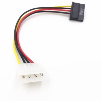 China Classic 4 Pin IDE to Serial SATA Power Cable SATA Hard Drive Sector Cord D Type 4 Pin to Serial SATA Power Cable for sale