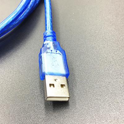 China YX3202 50cm High-speed Transmission Desktop Male to USB Female Extension Cable with Magnetic Ring Metal Shielded Nickel Plated Port for sale