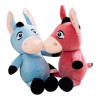 China 2021 Hot Selling Cute Realistic Creative Plush Doll Donkey Design Crystal Velvet Velvet Stuffed and Plush Toy Stuffed Animal Toys for sale