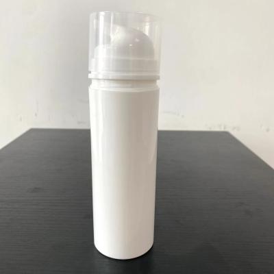 China 150ml PP Comsetic Airless Pump Bottle Snap On Airless Bottle Color Customized for sale