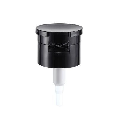 China Black Plastic Nail Polish Remover Pump 28mm 33mm For Cosmetic Beauty Cleansing Bottle for sale