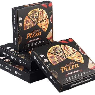 China Wholesale custom printed collapsible catering pizza box food grade safety packaging paper recyclable takeout box for sale