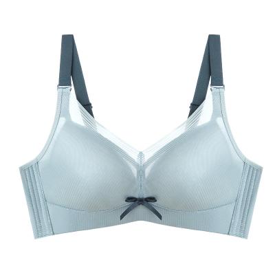 China Breathable Women Plus Size Underwear Large Cup Inclusive Latex Wireless Bra Comfortable Breathable Big Breast for sale