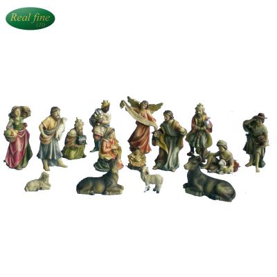 China Europe Customized Religious Christmas Polyresin Nativity Sets for sale