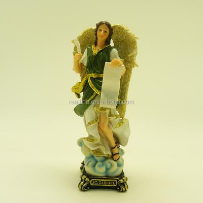 China Europe Religious Resin Crafts Statue St Gabriel Archangel for sale