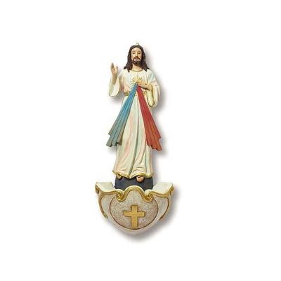 China Europe Holy Water Font Gift Catholic Church Chapel Decoration Jesus Christ Divine Mercy Hanging for sale