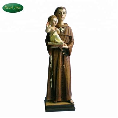 China Europe Resin Ware St Anthony Religious Statue for sale