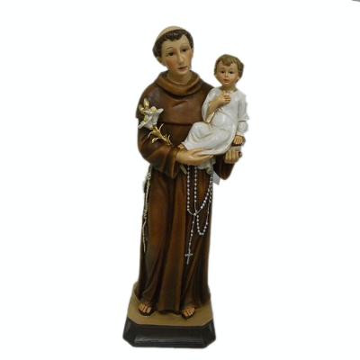 China Custom Resin San Antonio Religious Statue From Europe For Decoration for sale