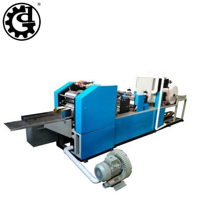 China Factory L Automatic Folding Napkin Paper Printing Embossing Machine for sale