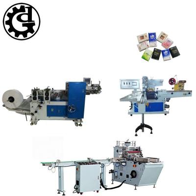 China Folding Embossing Folding Unit Facial Tissue Paper Package Equipment Facial Tissue Machine for sale