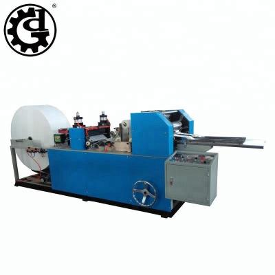 China Folding Embossing Folding Wallet Unit Automatic Pocket Tissue Tissue Tissue Making Machine for sale