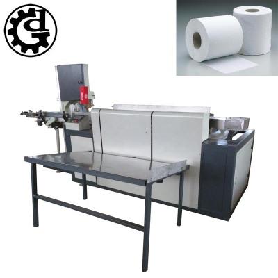 China Automatic Factory Tissue Paper Bathroom Roll Band Saw Cutting Equipment for sale