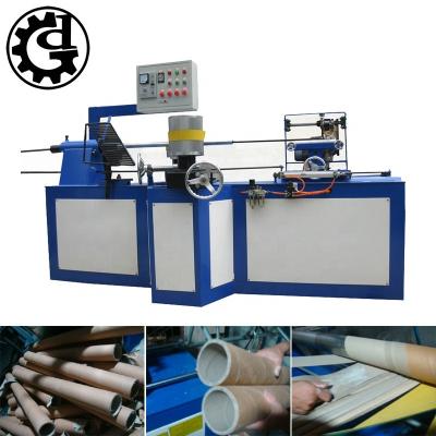 China Paper industry automatic core rewinder craft toilet paper core rewinding slitter for sale