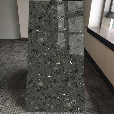 China Large Modern Terrazzo Flooring Sunny Gray Marble Tiles Polished Marble Tile for sale