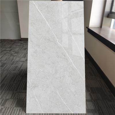 China Large Format Modern Carrara Gray Marble Porcelain Polished Tile Price From China In Bangladesh for sale