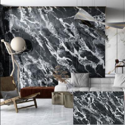 China 1200x2400mm Large Size Modern Turkish Wholesale Black Marble Porcelain Floor Tiles Ceramic Tile Price In Philippines for sale