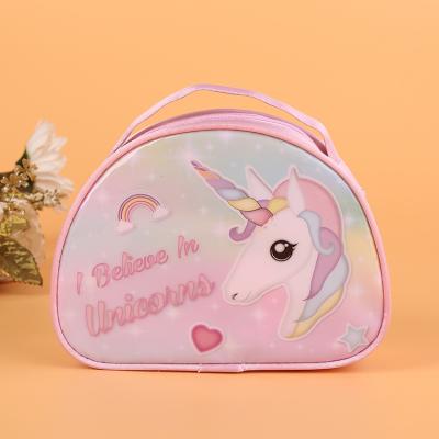 China Fashion design good quality newest promotion cosmetic bag makeup, pink small makeup bag for sale