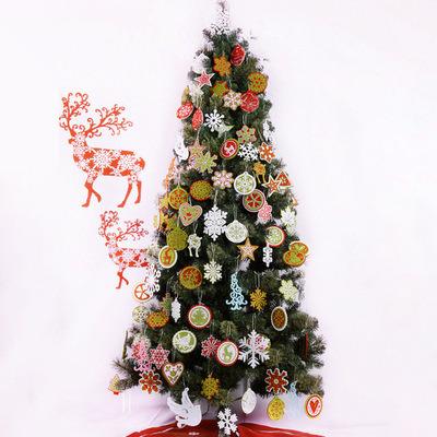 China Felt Christmas Decoration Provides Felt Christmas Tree Set Kids DIY Felt Christmas Tree Decoration for sale