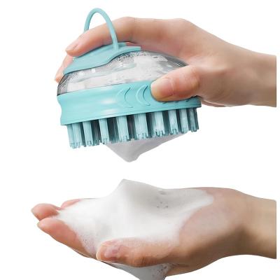 China High Quality Popular Cats Pet Bath Brush Pet Grooming Brush Pet Massage Brush For Dog And Cat Shower for sale