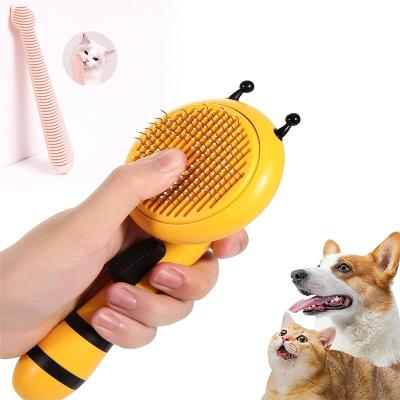 China Hot Selling Good Quality Cat Brush Self Pet Slicker Cute Cats Cleaning Brushes for Pet Loosen Fur and Massage for sale