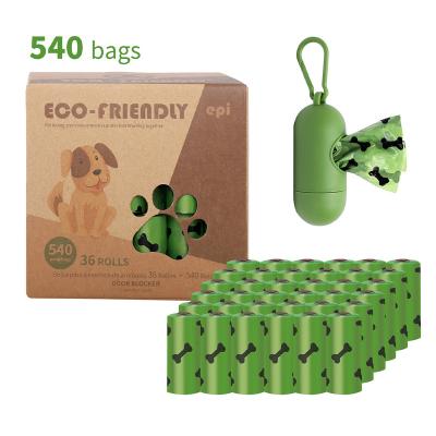 China 100% Biodegradable Plastic Stocked Dog Waste Poo Bags for sale