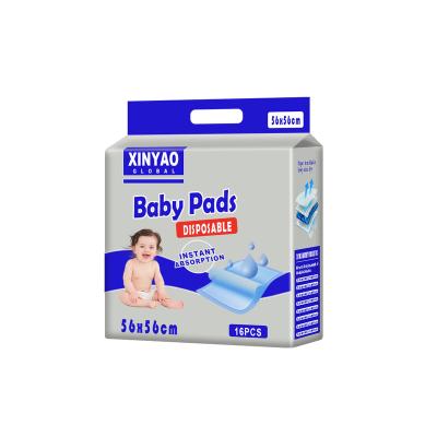 China Plain Weave Ultra Absorption Sleep Baby Pad Good Quality Disposable Baby Diaper for sale