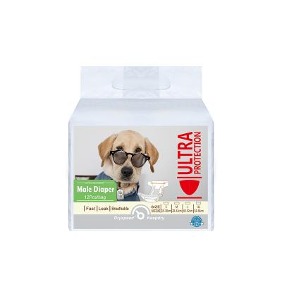 China Sustainable Cotton Sanitary Pad Female And Male Diapers For Dogs Diaper Wrap for sale